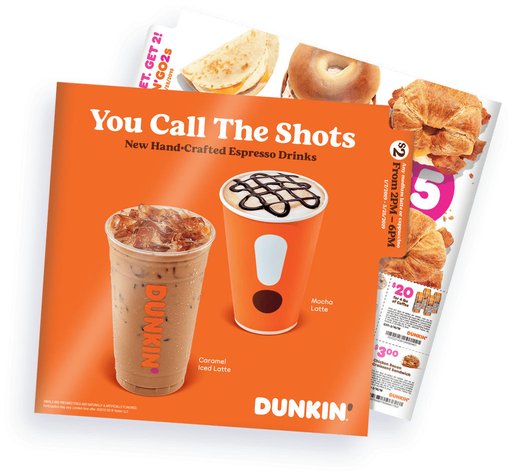 dunkin direct mail inserts